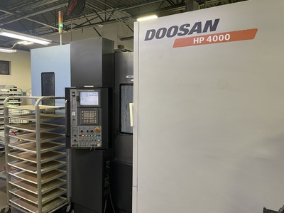 2008 DOOSAN HP4000 MACHINING CENTERS,HORIZ,N/C & CNC(Incl.Pallet Changers) | Automatics & Machinery Co., Inc.