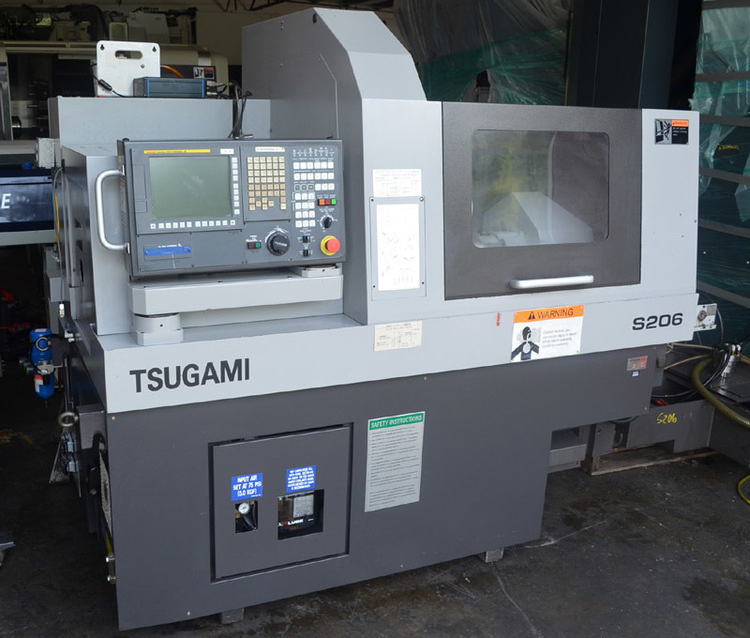 2012 Tsugami S206 CNC Swiss Lathe | Automatics & Machinery Co.