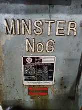 1963 MINSTER No 6 PRESSES, O.B.I., BACK GEARED, SINGLE CRANK | Automatics & Machinery Co. (3)