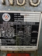 1963 MINSTER No 6 PRESSES, O.B.I., BACK GEARED, SINGLE CRANK | Automatics & Machinery Co. (4)