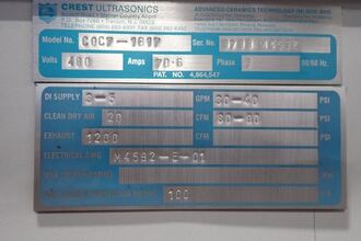 2014 CREST COC7B-1817 Ultrasonic Washers and Cleaning Systems | Automatics & Machinery Co. (14)