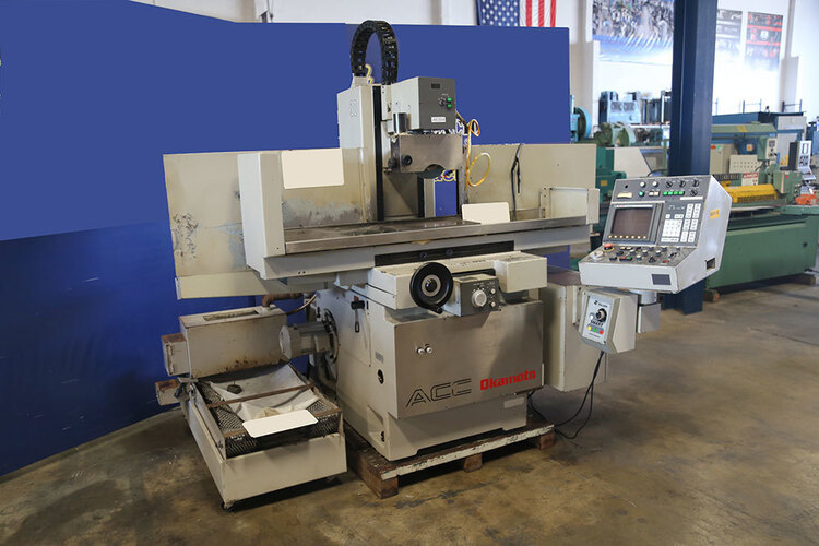 1996 OKAMOTO ACC-820-EX GRINDERS, SURFACE, RECIPROC. TABLE (HOR. SPDL.), N/C & CNC | Automatics & Machinery Co.
